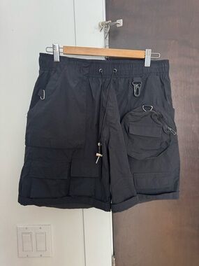 Kody Philips Cargo Shorts Black Size Large